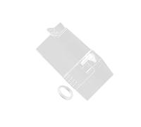 Guangcailun Aquarium Hang On Filter Box Clean Water System Small Fish Tank Filter Provides Pads Change Ensures Crystal Water Aquarium Hang On Box Fish Tank Accessories, Clear, 18x10.5x10cm