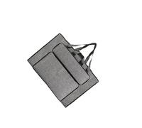 Guangcailun Art Portfolio Case with Large Zippered Compartment and Durable Waterproof Nylon for Effective Storage of Art Supplies Painting Sketch Pad Storage Case Supplies, Gray