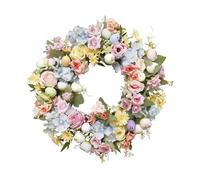 Guangcailun Artificial Easter Egg Flower Wreath Ornament for Festivals