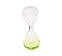 Guangcailun Artistic Bubble Singing Hourglass Delivers Visual Delight With Beautiful Bubble Patterns Suitable For Home Decor Motions Timer Hourglass Birthday Gifts Table Decor, Light Green, 16.5cm