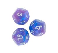 Guangcailun Astrology Dice 12 Sided Tarot Cards Dice Constellation Sign For Easy Visibility Gaming Board Games Or Celebration Events Constellation Sign For Astro Divination Game