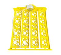 Guangcailun Automatic Egg Incubator Tray Chickens Lightweight Reliable Feeds 16 Eggs Breathable Efficient Hollow Out Portable Egg Incubator Tray Poultry Hatching Machine Tool , AC12V , 32.5x29x12cm
