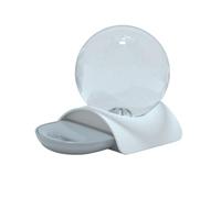 Guangcailun Automatic Water Dispenser 28L Pets Drinking Bowl Cat Dog Drinker Big Capacity Transparent Supplies Accessories Pet Feeder Drinker 2.8L Automatic Drinking Round