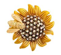 Guangcailun Bee Shape Decorative Brooch Pin Charming Piece To Sweaters Dresses Or Any Outfit With Unique Flair As Practical Or Decorative Purpose Retro Girl Clothes Chain Brooch Pin Jacket Decor