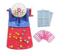 Guangcailun Bingo Lotto Game Set Fun Family Party Experience Featuring Bingo Chips Durable Game Console Included Package Contains Lucky Ball Machine Machine Traditional Set Parent Child Games