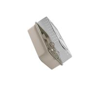 Guangcailun Breathable Small Animal Habitat Hamster Cage Transparent Ventilation Features Openable Top Ensures Comfortable Living Space Large Hamster Cage Habitat Acrylic Portable, white, 46x30x25cm