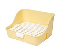 Guangcailun Bunny Potty Trainer Easy To Install Features Non Slip Bottom Durable Rabbit Litter Box Practical for Buckle Convenient Cleaning Options Rabbit Litter Box Practical for Buckle Pet,