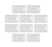 Guangcailun Candles Melt Clamshells Molds DIY Crafting Fun with Molds for Candles and Chocolates Clear Empty Cube Tray is Suitable for At Temperatures Below 65 Degrees to Avoid, Heart, 11.5 x7.5 cm