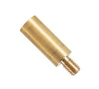 Guangcailun Car Antenna Adapter M6 To M7 Metal Connector Solutions For Installing New Antennas On Various Vehicles Copper Auto Antenna Adapter 6mm To 7mm Gold Color