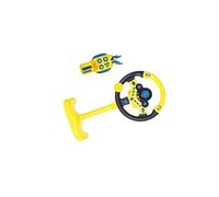 Guangcailun Children Kids Gifts Driving Education Toy Encourages Imagination And Coordination With Interactive Light Music Features Simulated Steering Wheel Toys Driving Controller, Yellow, 49x25cm