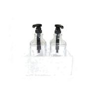 Guangcailun Coffee Syrup Dispenser 500ml Square Glass,transparent 2pcs | Designed For High Volume Beverage Stations With Easy Grip Shape And Reliable Non Clog Pump