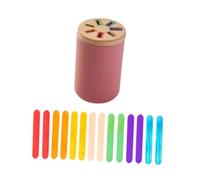 Guangcailun Color Shape Sorting Toy Provides Interaction Game Enhancing Early Recognition Skills While Developing Color Perception In Kids Shape Sorting Toy Wooden Activity Center, Style B