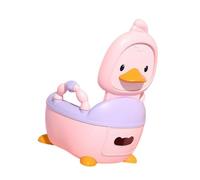 Guangcailun Comfortable Baby Chair Enhanced Boys Girls Potty Time Made with PP Kids Chair Comfortable Seat Training Toilet No Leaks Kids Toilet Seat Travel Portable, Pink, 30x35.5x47.5cm