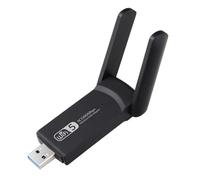 Guangcailun Connector Double Band High Gain Antenna Receiver PC Desktop Wireless 1200Mbps USB Computer Network Card Internet