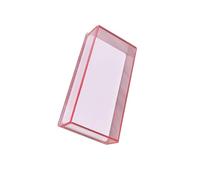 Guangcailun Cosmetic Makeup Organizer Holder Display Stand Multiple Layer Eyelash Storage Box Keeps Lashes Safe And Organized Eyelash Storage Box Acrylic Large Capacity Travel, Pink, 7.5x14x3cm