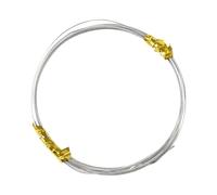 Guangcailun Craft Beading Wire Jewelry Making Beading Wire Comes With Silver Polishing Cloth To Shiny Handmade Bracelet Necklace Crafting Accessories Made 925 Sterling Silver Jewelry, 0.4mm