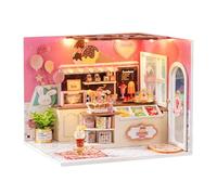 Guangcailun Decor Building Puzzles Set Handcraft Wooden House Handmade Projects Offer Challenge And Fun In Assembling Miniature Dollhouse 3D Tiny House Building Kit DIY Mini Wooden