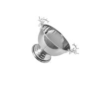 Guangcailun Decorative Double Deer Head Ice Bucket Parties Smooth for Serving Ice Champagne Amazing Stylish Appeal Champagne Bucket Bowl for Freezer Party Bar