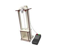 Guangcailun DIY Elevator Model Kits Engaging Toy Enhances Communication Skills Fun Learning Platform For Children Age 8 9 10 11 12 DIY Elevator Model Building Kit Kids Science Kits