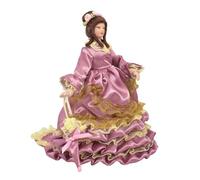 Guangcailun Dollhouse Miniature Porcelain Victorian Dolls Classic Beauty Inspired By Timeless Elegance Made Of Porcelain Only Shoulder And Hip-joints Can Be Moved Wearing Dress