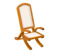 Guangcailun Dollhouse Miniature Rattan Chair Item To Inspire Young Minds And Memorable Decorating Experiences Creating Realistic Living Scenario. Accessory For Toy House Decoration.