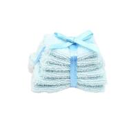 Guangcailun Dollhouse Miniatures Bath Towel Cloth Kid for Creative Play And Beautiful Scene Setup Nice Birthday Holiday For Kids Girls Boys Who Like Dollhouse Play, blue, 4x2.8x3cm