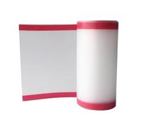 Guangcailun Door Hinge Cover Protects Kids Fingers Ensuring Baby Proof Environments with Sturdy Strong Adhesive for Long Lasting Door Pinch Guard Baby Proofing for Kids Children, Red White, 120x17cm