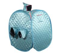 Guangcailun Dual Zipper Steam Sauna Room Tent Convenient Access Full Body Relaxation MultifunctionalNot Only Sauna Room Tent Folding Steam Fast Heating Portable, Blue