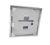 Guangcailun Durable First Aid Medical Cabinet Wall Mounted Organizer Two Layer Stainless Steel Secure Compartment Policy First Aid Medical Cabinet 2 Layer Stainless Steel