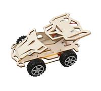 Guangcailun Educational Construction Science Kits Car Kits Vintage Car Crafts DIY STEM Building Gifts Enhancing Learning Through Play Wood Puzzle Educational Craft Scientific Tools