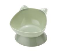 Guangcailun Elevated Raised Pets Water Bowl Cats Supply Made Of Smooth Prevents Unwanted Chin Issues Effortlessly Elevated Raised Pets Water Bowl Cats Supply Puppy, green, 12.3x3.5cm10cm