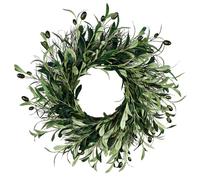 Guangcailun Eucalyptus Front Door Wreath Olive Leaves And Berries All Year Round Decorations ABS All Year Round Front Door Wreaths