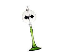 Guangcailun Experience Solar Radiometer Tabletop Ornament With Sunlight Energy Rotating Vanes Unique Science Gift Idea Sun Can Rotate Blades. When Sunlight Shines, Green, 9x21 cm