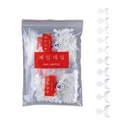 Guangcailun False Nail Clear Full Cover Artificial Nail Tips Enjoy And Easy Application With Every Dual System Form ABS Art Mold Fake Look Natural Form Mold Fingernail Tips Clear Full Cover