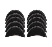 Guangcailun Fashion Sponge Shoulder Pads Suits Crafted To Optimal Fit And Versatile Across Various Styles And Outer Layer Is Plain Cotton. Excellent Accessories For Men's Bussiness, Black, 1cm