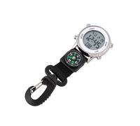 Guangcailun Fashionable Multifunctional Suitable Hiking Compass Resistant, Explorer, Hands, Nylon Atmospheric, Multifunctional, Silver dial