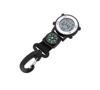 Guangcailun Fashionable Multifunctional Suitable Hiking Compass Resistant, Explorer, Hands, Nylon Atmospheric, Multifunctional, Black dial