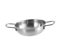 Guangcailun Fast Heating Korean Ramen Noodle Pot Cooking Equipment For Instant Noodles Soups Providing Quick Meals Multipurpose Pan Dry Pots Kimchi Soup Pot Camping, 28cm