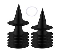 Guangcailun Foldable Witch Hat For Women Easy To Store And Highly Durable Halloween Decorations Which Is Soft OxfordCloth, type2
