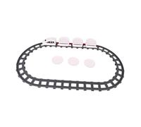 Guangcailun for Creative Sushi Serving Tray Goes Around Train Toy Engaging Rotating Sushi Toy Train Kids Parties And Bright Colors Attract Children Enjoy Satisfaction Of Building Own, White, 3