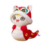 Guangcailun Fun And Soft Snake Doll Toy For Kids Cute Plush Animal Spring Festival Celebrations And Home Decor Children Animal Statue Sculpture Spring Festival Bookshelf
