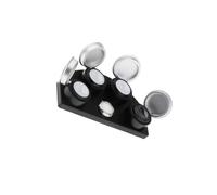 Guangcailun Functional Watch Oil Cup Holder Watch Oiler Stand Designed With Ease Of In Mind For Everyday Tasks Oil Dipping Oiler Stand Professional Reusable, Silver, 8.6x5cm