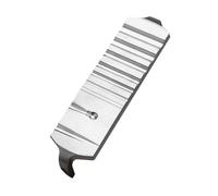 Guangcailun Fundamentals of Jewelry Making with Bracelet Making Block Swage Block Tool for Crafting Bangles and Rings Swage for Jewelry Metalworking Bangle Rings Bracelet Tool, Silver, Style B