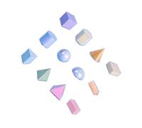 Guangcailun Geometric Solid Blocks Visual Geometry Model Helps Students Understand Complex Mathematical Concepts Through Interactive Play Multicolored Shapes Blocks Learning Toys Teaching