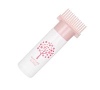 Guangcailun Hair Dye Bottle Applicator Brush Barbershop Professional Hair Coloring System Designed For Accuracy Roots Comb Applicator Bottle For Home Salon 180ml, Pink, 17.1x6.4x4.6cm