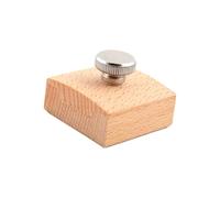 Guangcailun Handmade Wood Edge Burnisher Square Bevel Wedge Facilitating Smooth Leather Offering Sanding Experience Leather Polishing Grinding Tool Edge DIY Crafting Tool Accessory, Style A