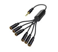 Guangcailun Headphone Splitter Expansion Allows Connecting Various Headphones To Enjoy Same Sound Together Suit For Most Phones And Other Devices With Auxiliary Jacks