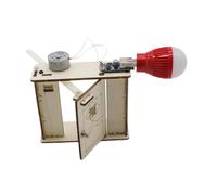 Guangcailun Innovative Dynamo Door-Opening Toy For Kids Sparking Curiosity About Energy And In Fun Way Fit For Science Projects And Educational Play Crafted Premium Wood