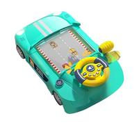 Guangcailun Interactive Musical Steering Wheel Toy Creating Educational Fun Experience For Kids While Promoting Knowledge And Engagement Simulation Driving, green, 36.5x21.5x11cm