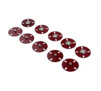 Guangcailun Invisible Snap Buttons Metal Fasteners Seamless Clothing Buttons Overcoat Bags Hats with Smooth Convenient for to in Daily Life. Metal Snap Fasteners Press Stud, Wine red, 25mm